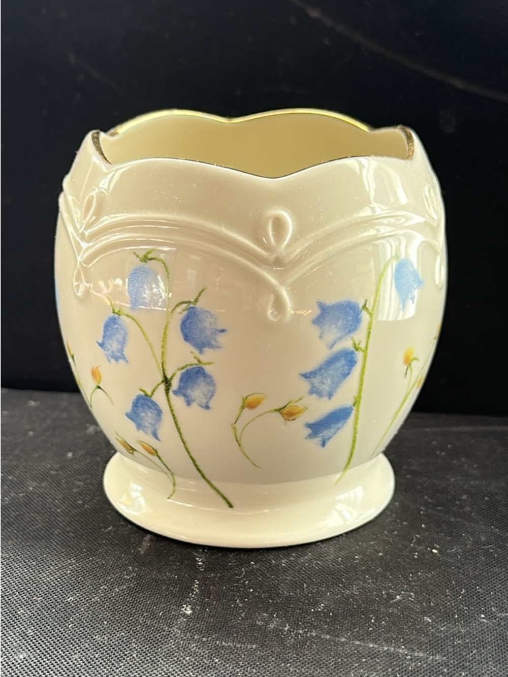 Lenox White and Blue Floral Porcelain Vase
